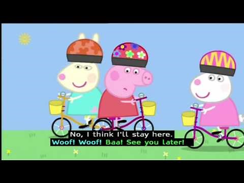 Peppa Pig (Series 1) - Bicycles (with subtitles)
