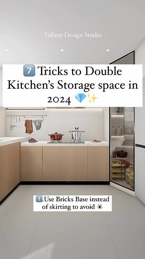 1.2M views · 52 shares | 7️⃣ tips for your kitchen in 2024, caption  ⏫️✨ • • • #tiffanydesignstudio #kitchendesignideas #kitchentips | Tiffany Design Studio | Facebook