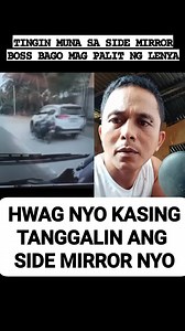 1.9M views · 6K reactions | Tingin muna sa side Mirror bago magpalit ng lane,INGAT | EDSEL QUIAP MUSIC Collection | Facebook
