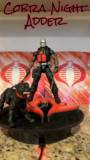 GI Joe Classified Custom Action Figure Cobra Night Adder #gijoeclassified #gijoeclassifiedseries