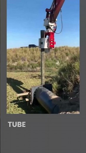 OMS Side Grip Sheet Pile Driver #constructionmachinery #infrastructure