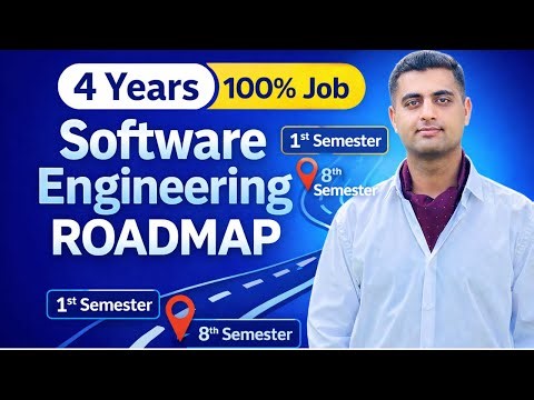 Software Engineering Roadmap Complete 4 Years | 1st to 8th Semester | 100% Job Ready