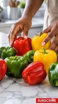 How To Keep Peppers Fresh for Up to a Month! | Easy Food Storage Hack #Shorts