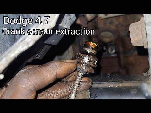 broken crank sensor extraction