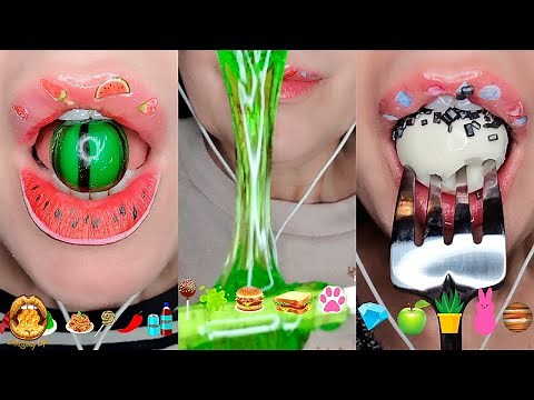 5 Hours For Sleep Studying Relaxing ASMR Satisfying Eating Sounds Compilation Mukbang 먹방