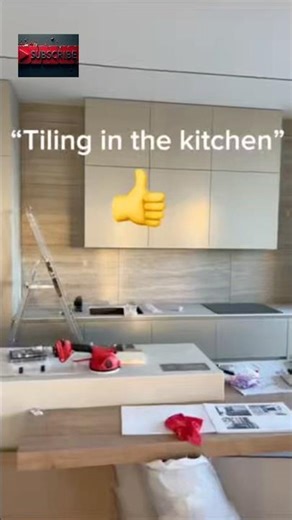 Tiling in the kitchen for $500
