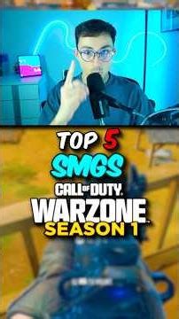 TOP 5 META SMGs Warzone Season 1 😈 (+ Build Codes)