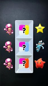 Toadette Color Mixing Super Mario Galaxy Character (Part 111)🌟 #colormixing #supermario