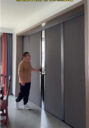 When used as a kitchen door,it can block oil somke, and when used as a balcony door, it can prevent wind and heat insulation. It is suitable for a variety of scenes, and it does not take up space when pushed and pulled, and it can be installed by one person without punching.Global shipping,Customization supported!#madeinchina #foldingdoor #foldingdoorfactory #indoor #kitchendoor