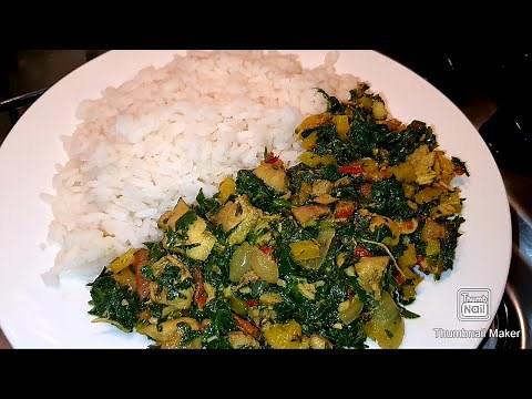 How to make Nigerian vegetable stew for rice | vegetable sauce | easy and quick recipe