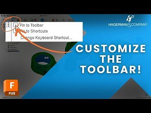 Customize Your Toolbar in Autodesk Fusion