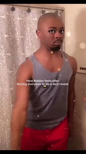 POV: How Roblox feels after forcing us to do a age and face reveal 🫩