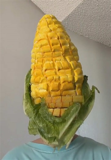 Yup we’re feeling a-maize-ing tonight #diy #fyp #food #makeup | Makeup