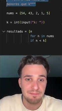 🔥 Filtra números en Python en 30 segundos (esto te salva en entrevistas) #Python
