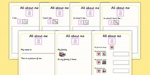 All About Me Booklet Template