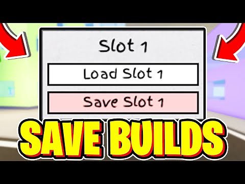 How To SAVE BUILDS In JUJUTSU SHENANIGANS! Roblox