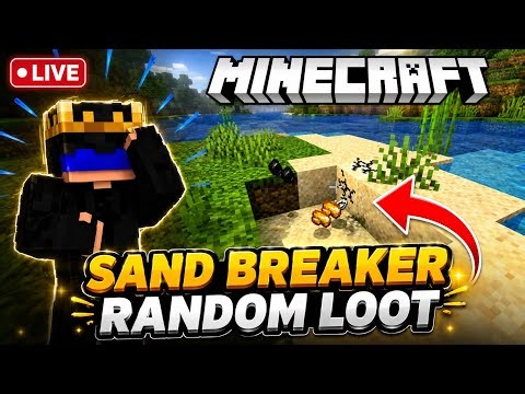 SAND BREAKER RANDOM LOOT! 🤯 Crazy Minecraft Addon | Minecraft Bedrock Live
