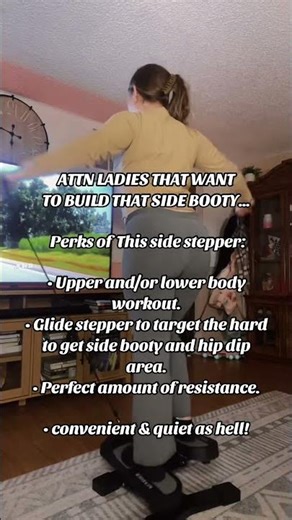Side Stepper Workout for Glutes and Hips#sidebooty #sidestepper #glutesworkout