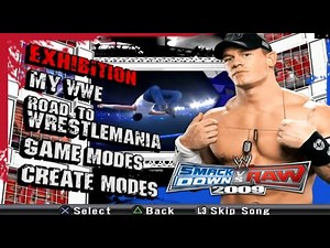 WWE SmackDown vs. Raw 2009 Showcase & Gameplay [PS2] [HD]