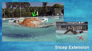 2.5K views · 38 reactions | It is important to press back past the hip. The arm should not go completely straight, but close to it. Push back the hip using your triceps. Want easy access to our swimming videos and podcasts? Download our FREE app now: www.effortlessswimming.com/app | Effortless Swimming | Facebook