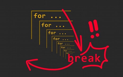 【python技巧021】跳出深层循环的三种方法