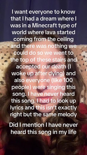 It’s lowk triggering me rn. It was a weird dream. I know what it’s like to die. #nightmare #dream #minecraft