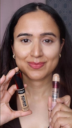 Loreal Infallible vs Maybelline Age Rewind Concealer - Swatch & Comparison | Waysheblushes