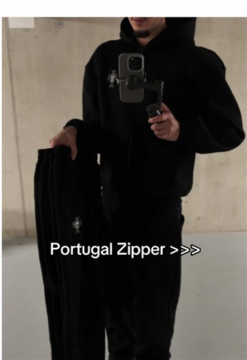 Portugal Zipper Set. (08.02.26) 19:00 #portugal🇵🇹 #tracksuit #streetwear #zipper #jogitoclths