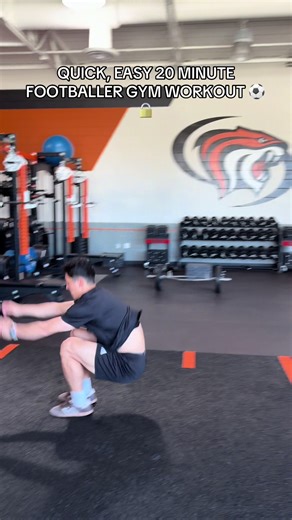 20-Minute Footballer Gym Workout for Strength and Agility