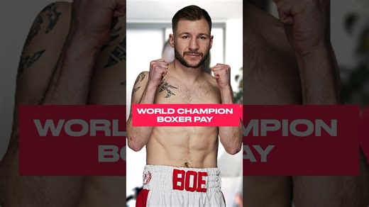 How much does a boxer make for winning a world title?