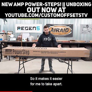 Don’t miss our video on the NEW AMP power steps! Check out the full video at YouTube.com/CustomOffsetsTV | Custom Offsets
