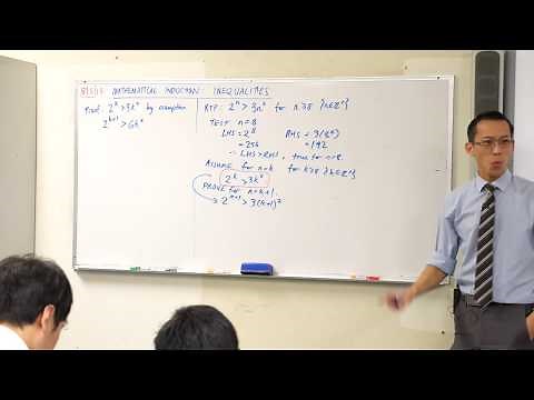 Mathematical Induction - Inequalities (4 of 4: Manipulating the inductive hypothesis)