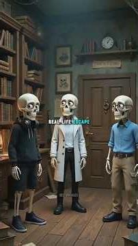 Who Wins a Real Life Escape Room — Gamer, Detective or Engineer? #skeleton