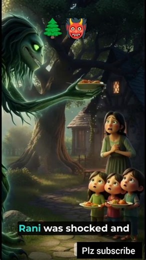 Witch Snatches food🥝 in Front of Kids! 👻😨 #story #food #witches