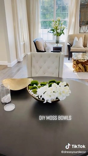 DIY Designer Moss Bowls - Interior Home Decor Project
