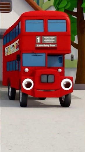 COUNT The Rainbow Buses 🚌 Learn Colors With Little Baby Bum #shorts #cartoon