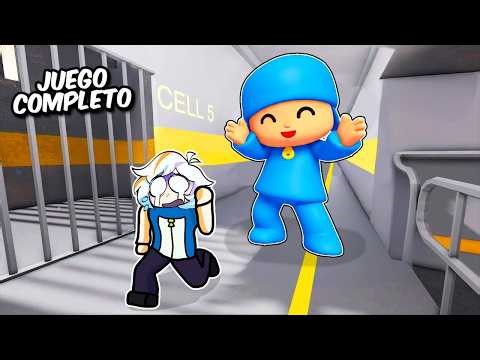 ESCAPA DE LA PRISION DE POCOYO COMPLETO (BARRY'S PRISON RUN ROBLOX)