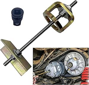 Amazon.com: BIGLKNM Clutch Compression Tool ATV Snowmobile Compatible for YAMAHA RZR Kawasaki Polaris, Primary Secondary Clutch Spring Compressor Tool : Automotive