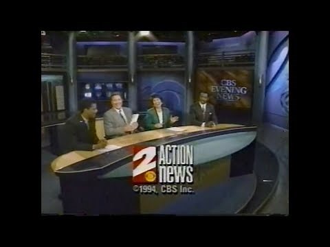 KCBS Action News CBS 2 Los Angeles - News Open & Close (1991-1997)