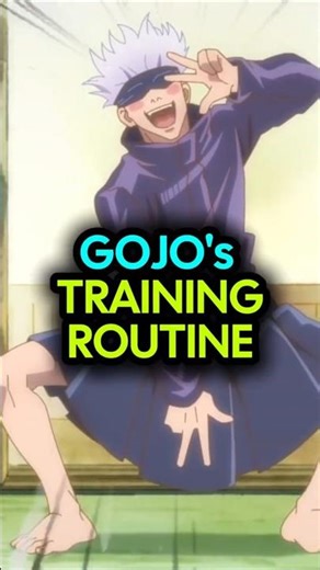 What is Gojo's Daily Training Routine? #jjk #gojo