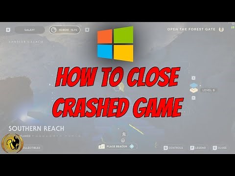 Don't panic! Quick tutorial on closing a crashed game | Windows 10 & Win11