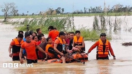 Super Typhoon Rai: Dozens feared dead in Philippines