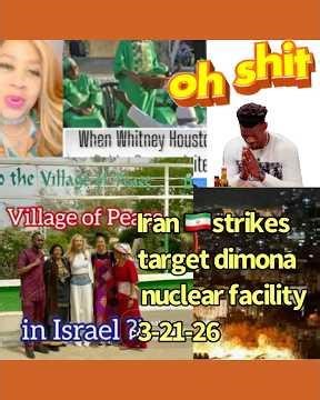 📢 🚨 BREAKING: Iran Strike Hits Dimona Israel — Where Black American Hebrew Israelites Live 🇮🇱🔥