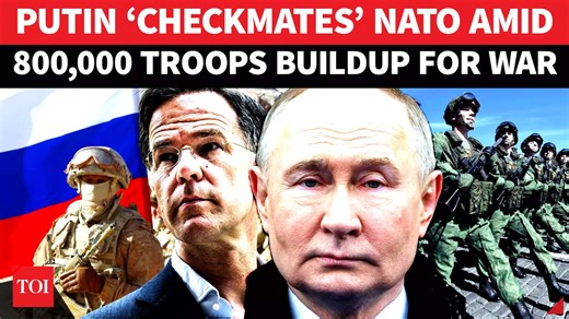 Putin ‘Catches NATO Off Guard,' Stalks UK & Germany In Space Amid Buildup Of 800,000 Troops | Report