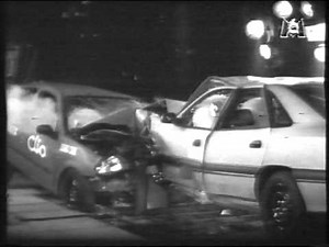Crash test Renault clio Vs Renault Safrane