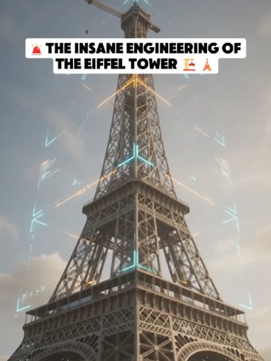 Building the Eiffel Tower in 1887 was an absolute engineering miracle—and a massive logistical nightmare! 🇫🇷🗼 France Before it became the icon of Paris, workers had to align four massive, slanting iron legs so they would meet perfectly at the first platform. If their math was off by even a millimeter, the entire 7,000-ton structure would twist and collapse under its own weight. To fix mistakes on the fly, engineers used a wild trick involving giant hydraulic jacks and temporary