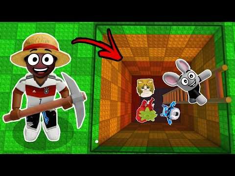 MINERAMOS O CHÃO PARA ROUBAR BRAINROTS NO ROBLOX