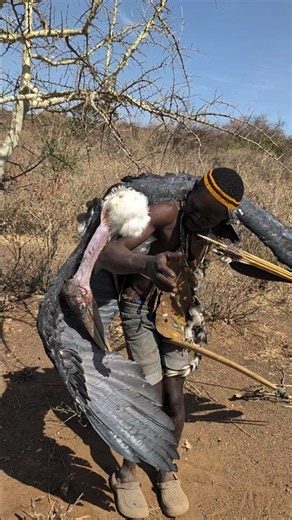Big catch Marabou stork 🔥 #africa #reels