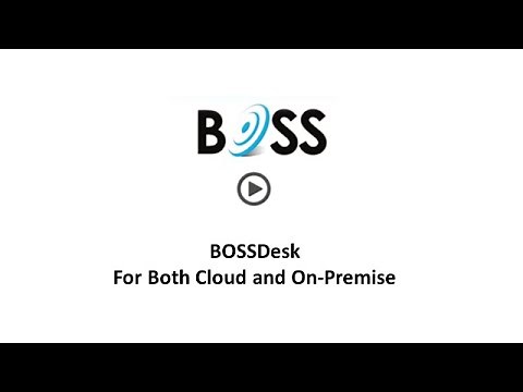 BOSSDesk Demo ITSM/ Service Desk/Help Desk On-Premise or Cloud