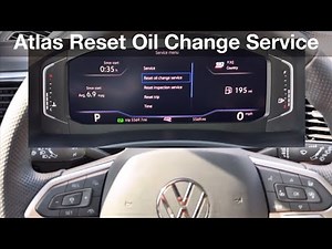 2018 - 2023 Volkswagen Atlas Oil life reset / how to reset maintenance due